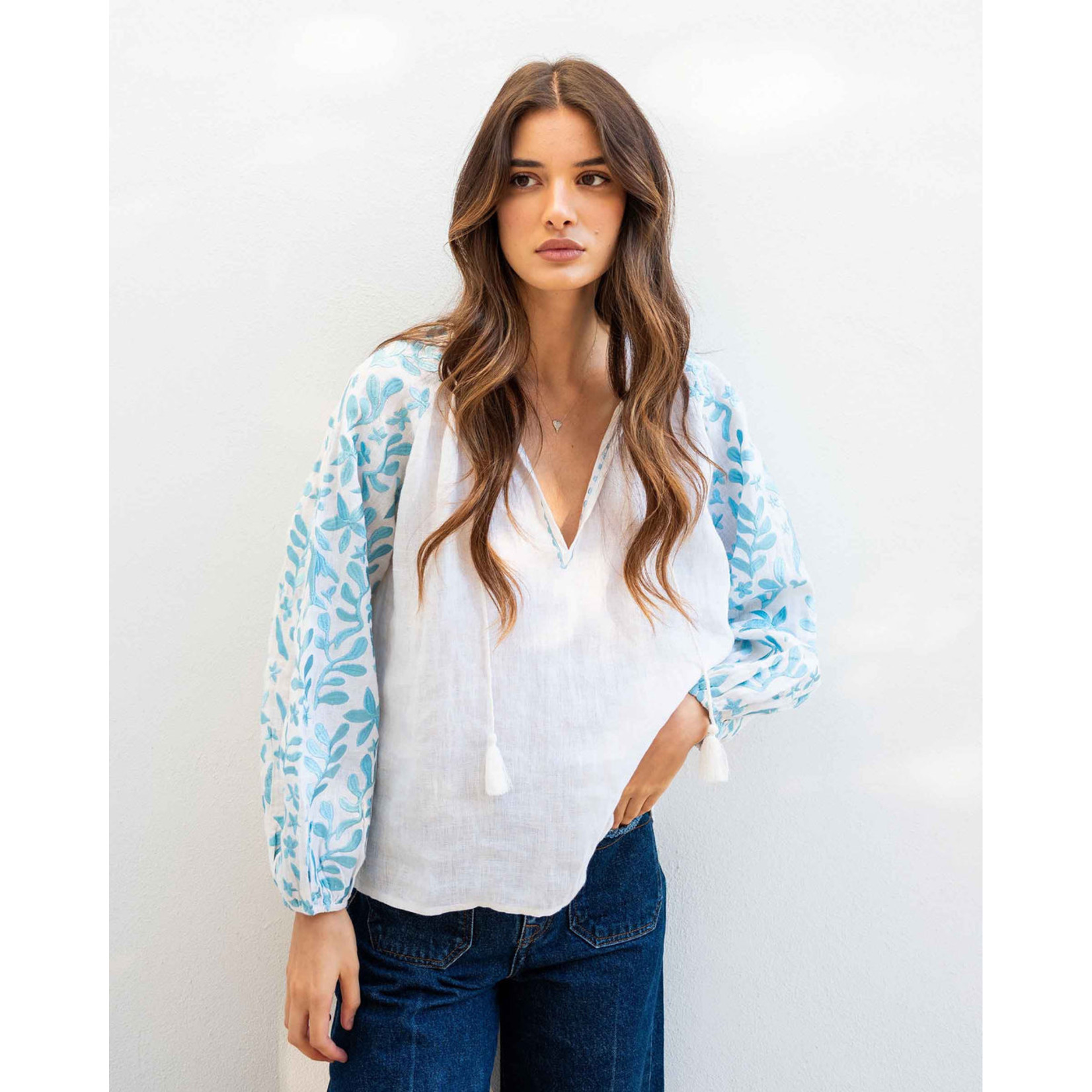 Mer-Sea Palermo Embroidered Blouse