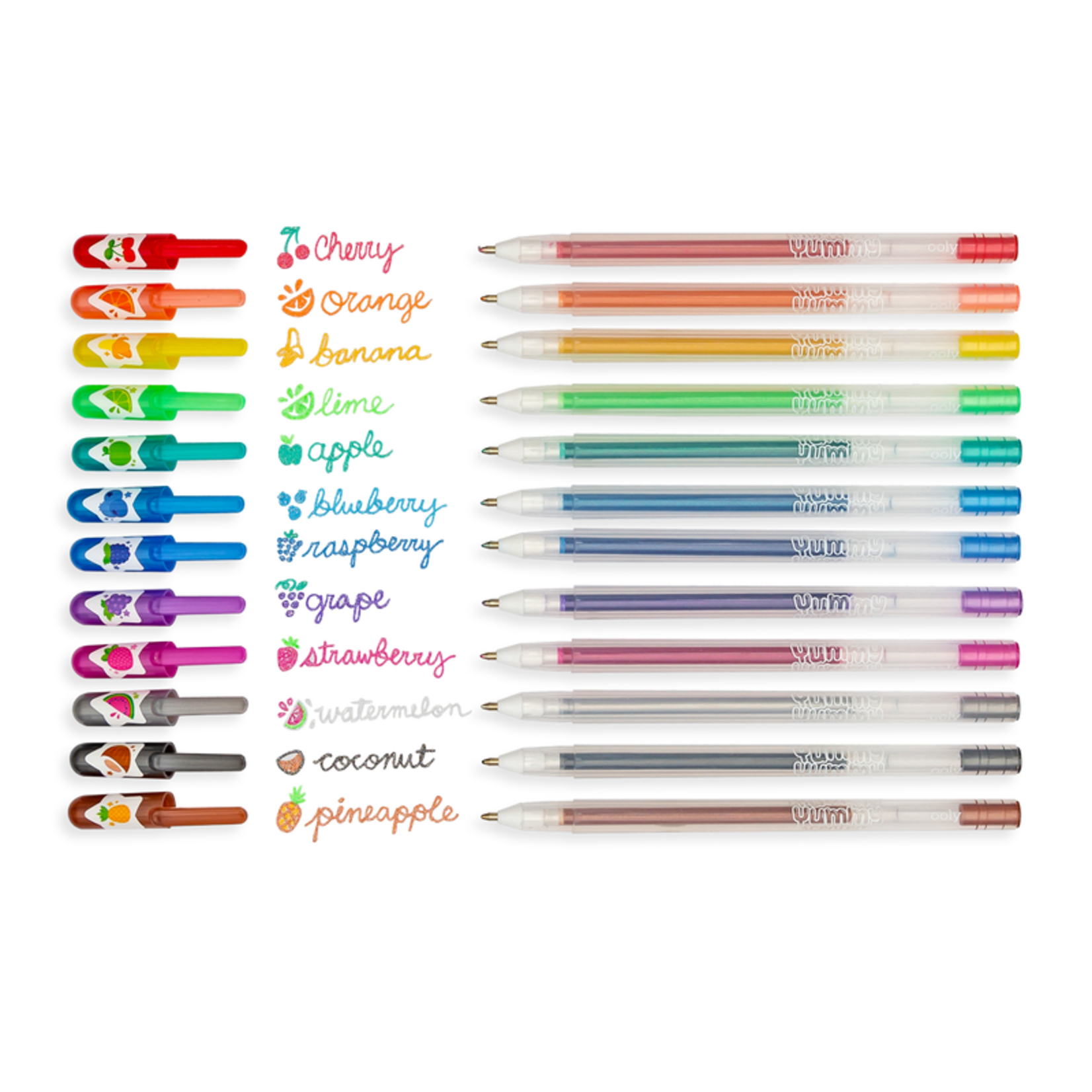 ooly Yummy Yummy Scented Glitter Gel Pens 2.0 - Set of 12