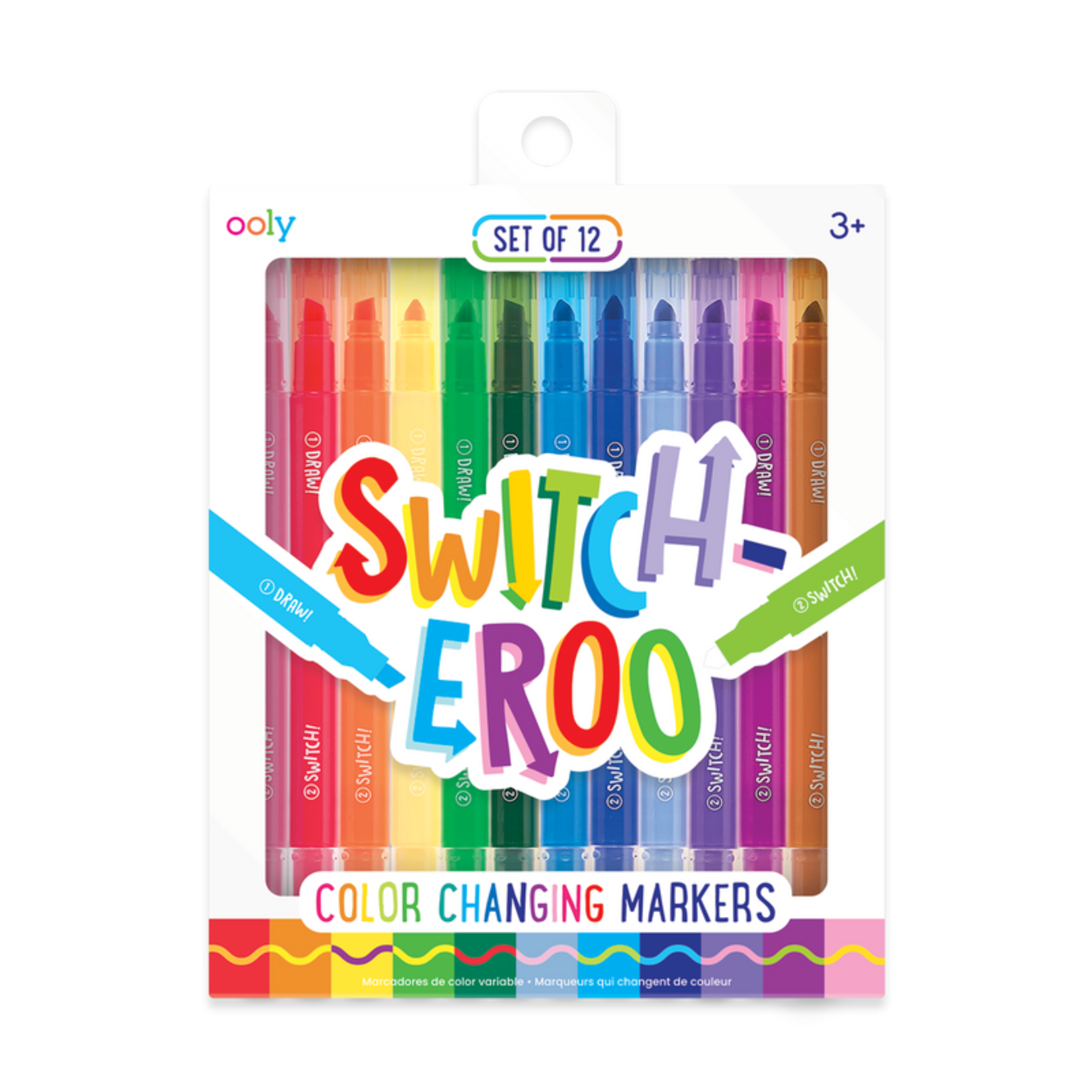 ooly Switch-eroo! Color-Changing Markers (Set of 12)