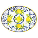 Le Cadeaux Le Cadeaux Palermo Oval Platter 16"