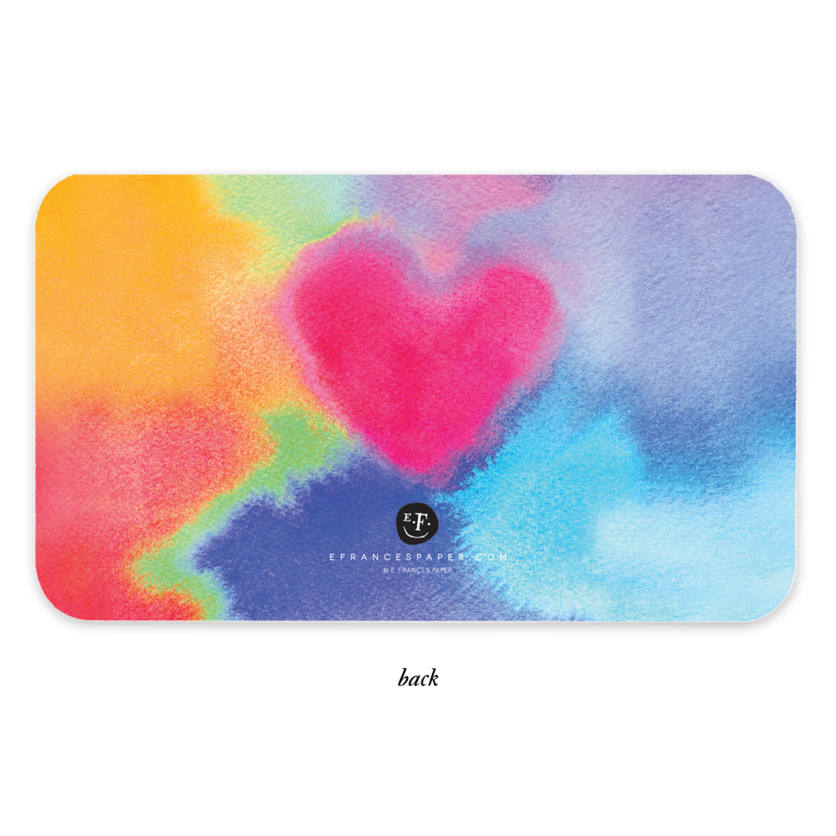 E. Frances Tie Dye Love Little Notes