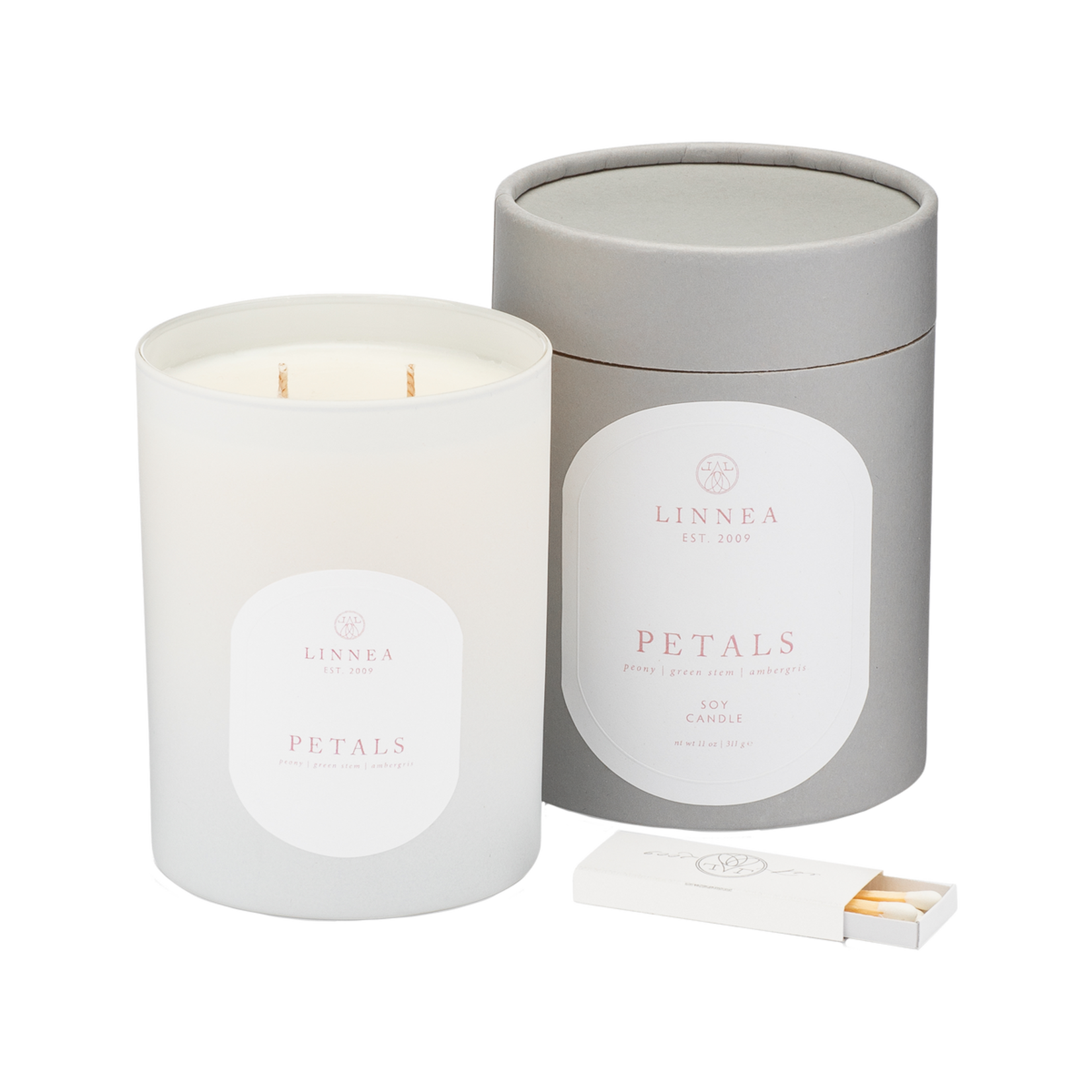 Linnea Linnea Petals Two-Wick Candle