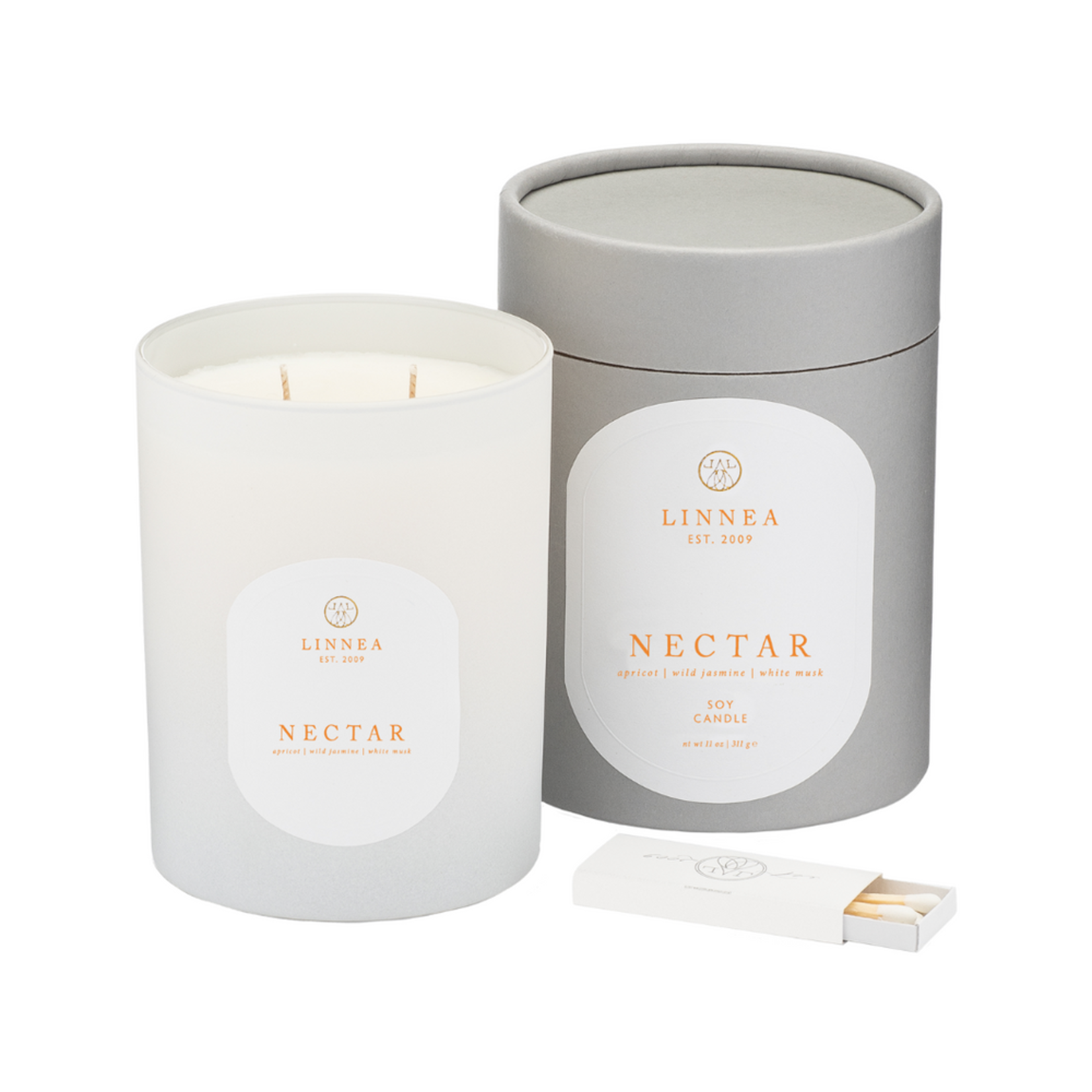 Linnea Nectar Two-Wick Candle