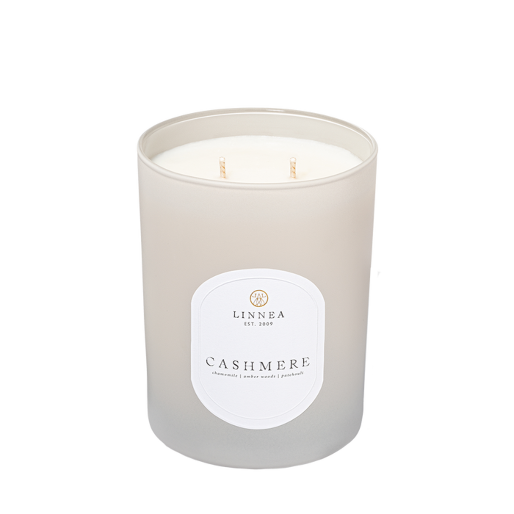 Linnea Cashmere  Two-Wick Candle