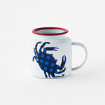 One Hundred 80 degrees Crab Enamel Mug