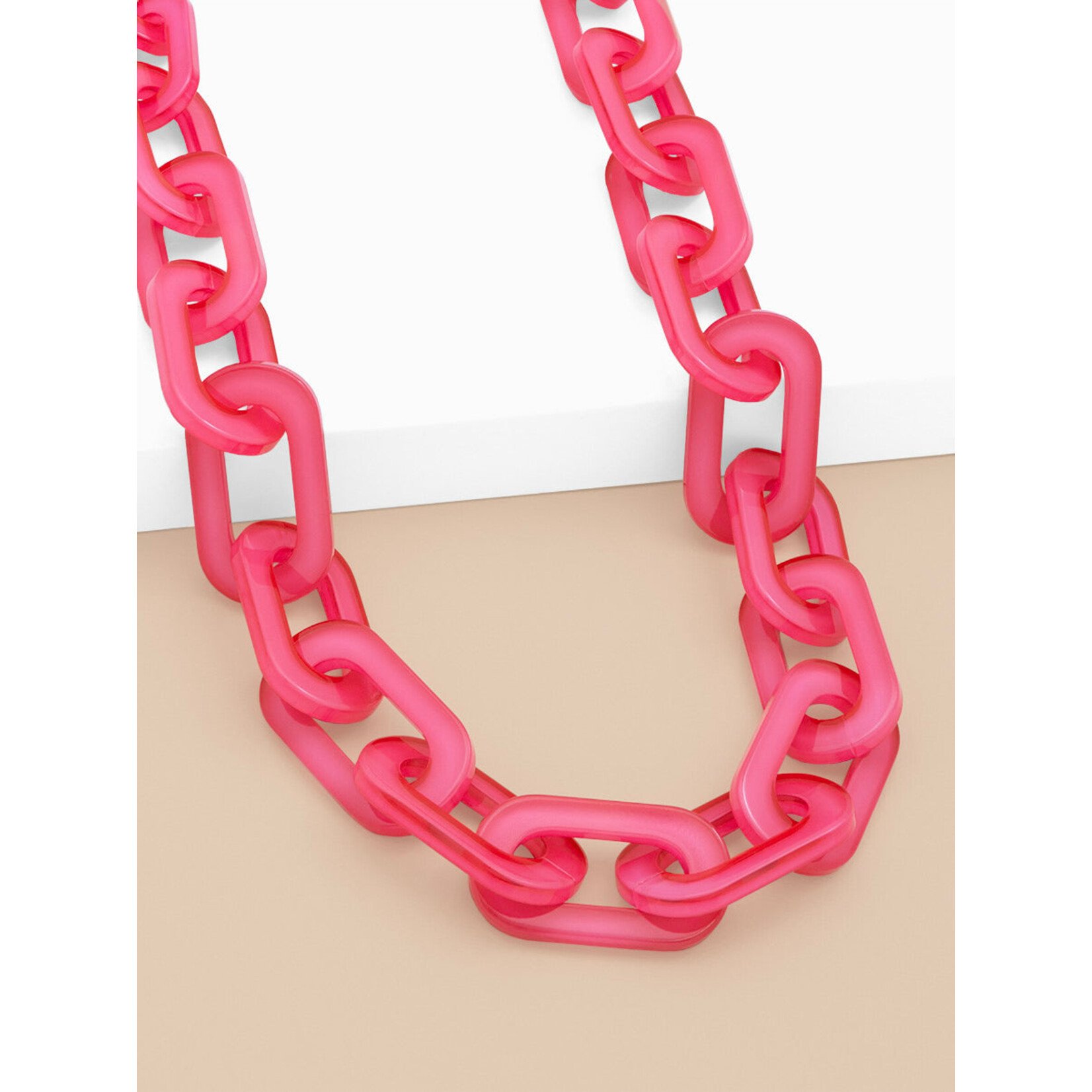 Zenzii Zenzii Resin Cable Chain Long Necklace