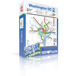 New York Puzzle Co. DC Metro Map 500 Piece Puzzle