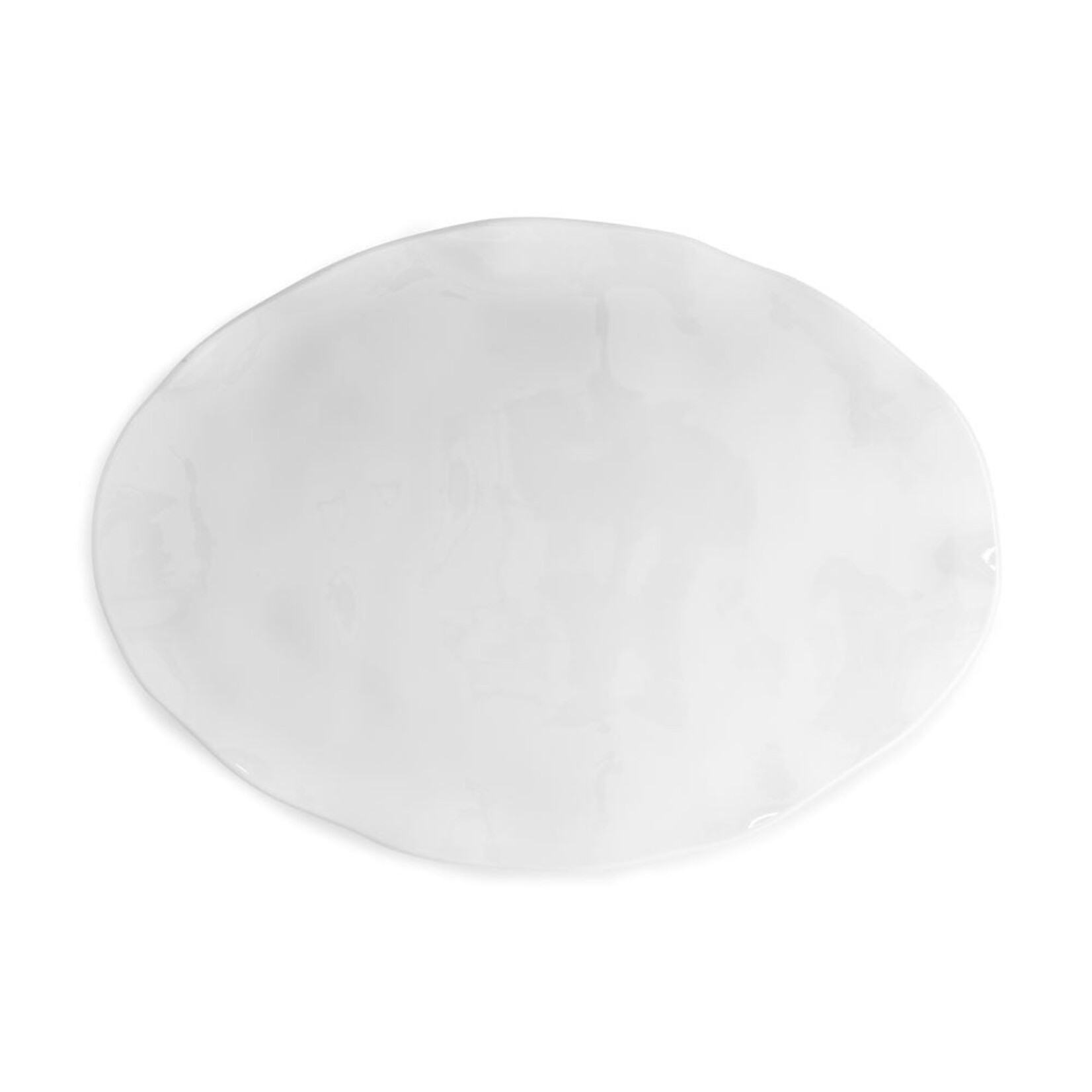 Q Squared Q Squared Ruffle Large Oval Platter