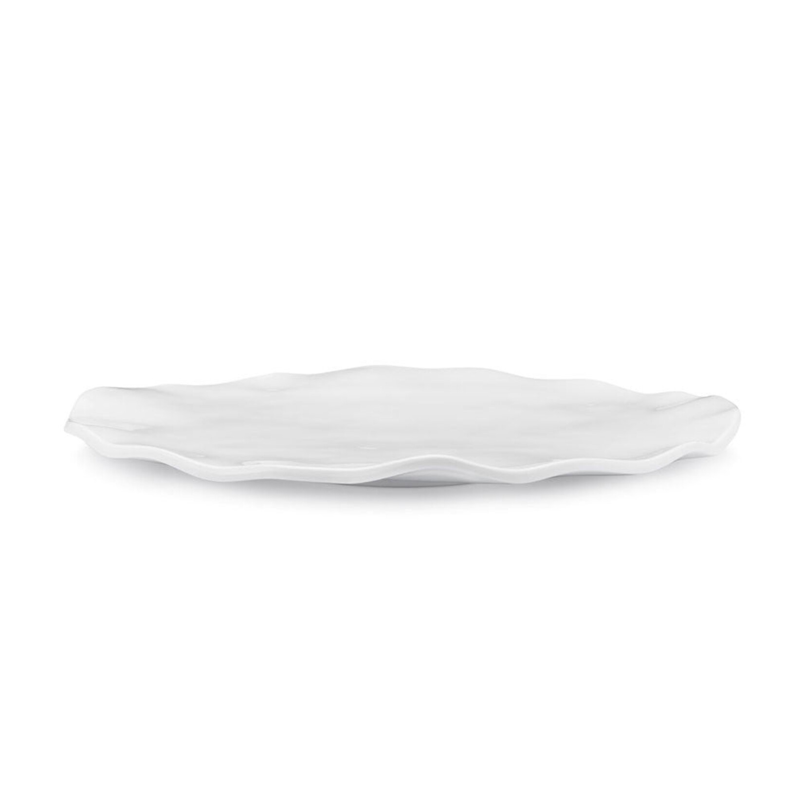 Q Squared Q Squared Ruffle Large Oval Platter