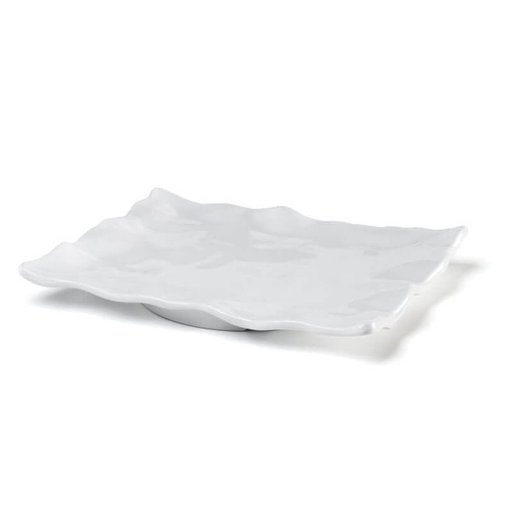 Q Squared Q Squared Ruffle Rectangle Small Platter