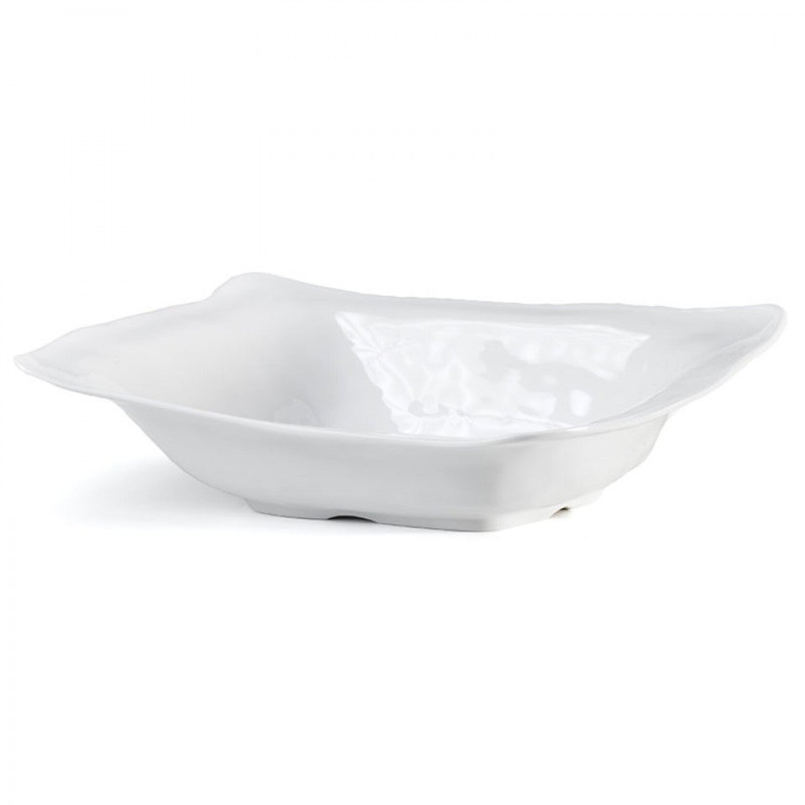 Q Squared Q Squared Ruffle Rectangle Shallow Serving Bowl