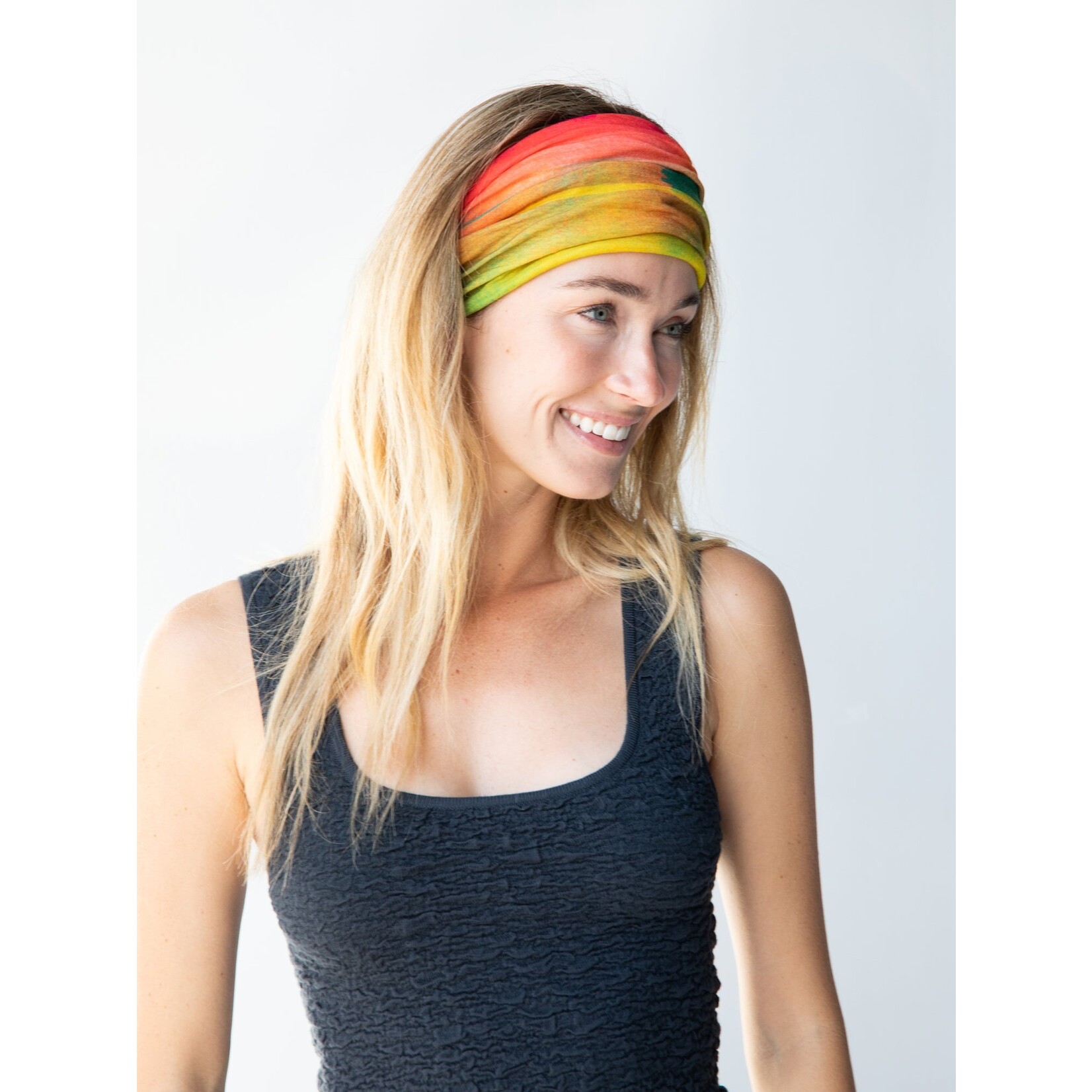 Natural Life Boho Bandeau Hot Pink Rainbow