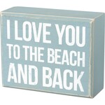 Primitives by Kathy Box Sign-Beach and Back