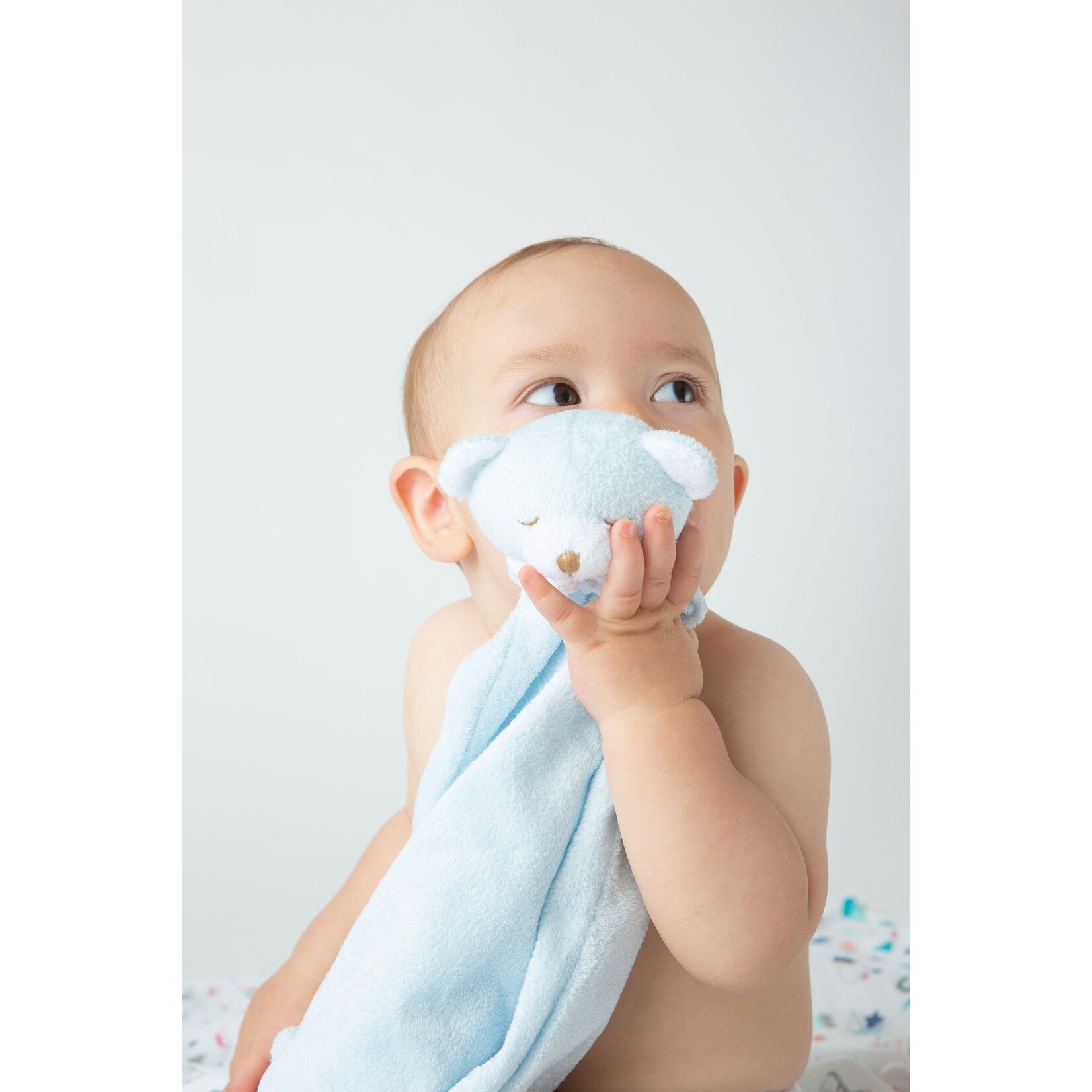 Angel Dear Angel Dear Blue Bear Lovie Blanket