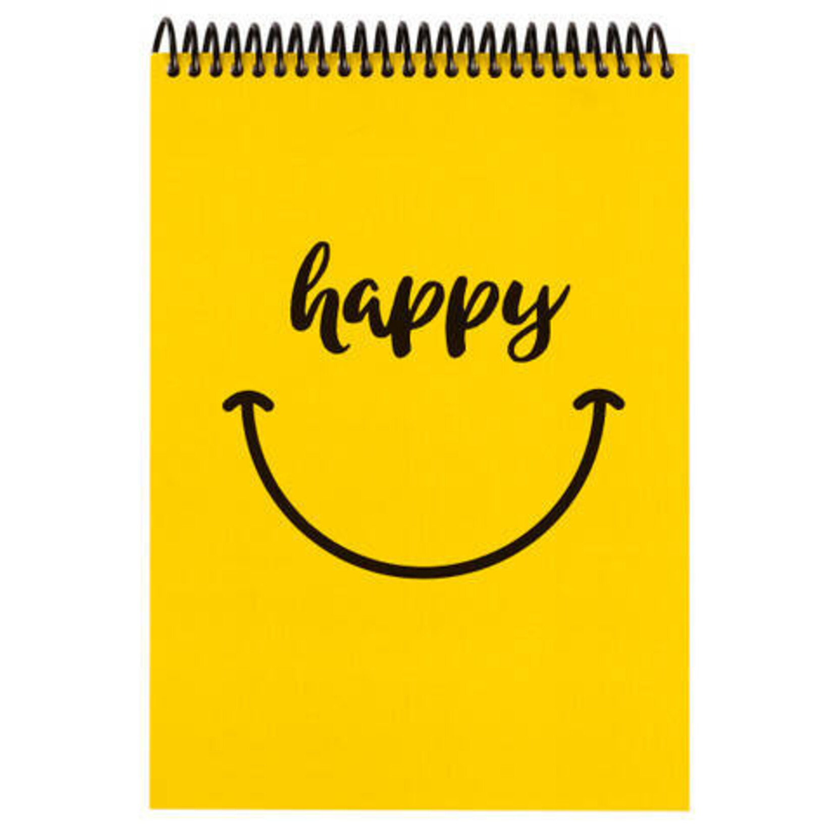 CR Gibson Yellow Happy Journal w/ Stickers