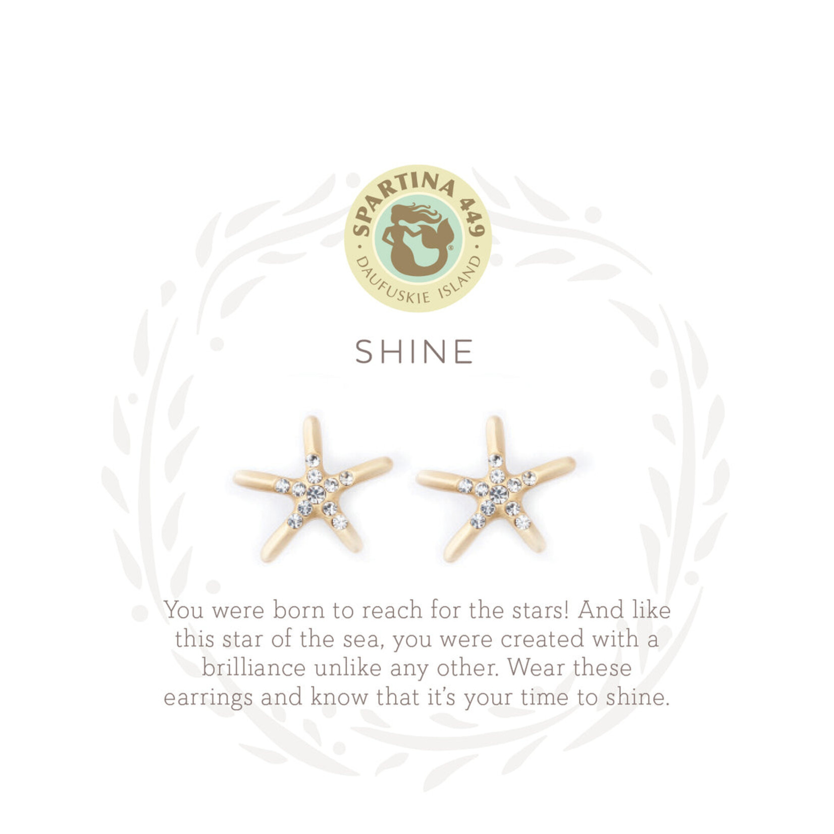 Spartina Spartina Sea La Vie Stud Earrings Shine/Starfish