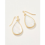 Spartina Spartina Willa Carved Earrings - Mother of Pearl