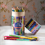 Eeboo 100 Colors - 50 Double-Sided Pencils