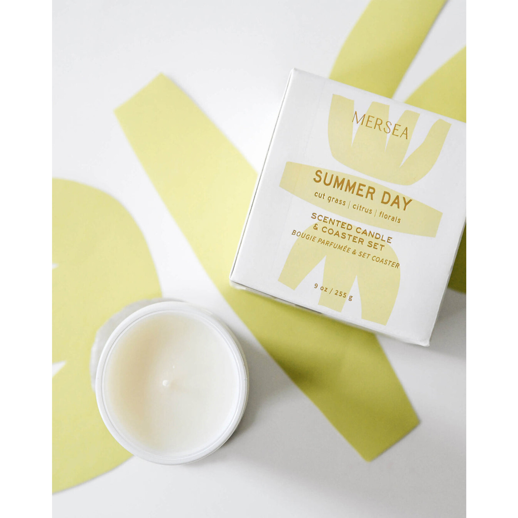 Mer-Sea Mersea Summer Day Boxed Candle & Coaster