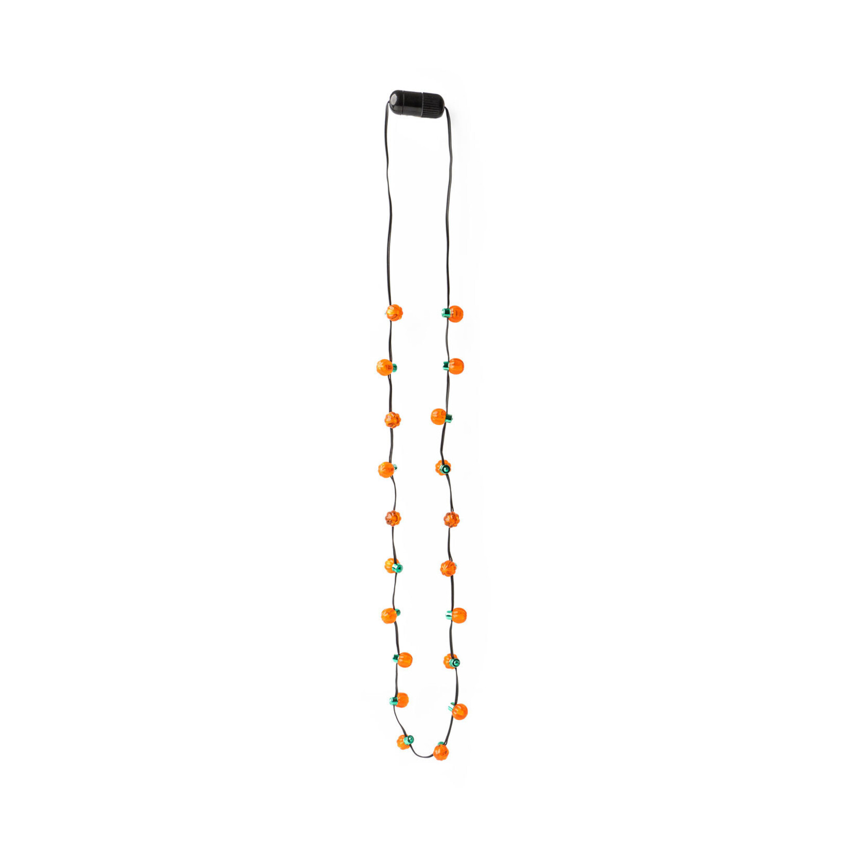 DM Merchandising Lotsa Light Pumpkin Necklace with 20 lights