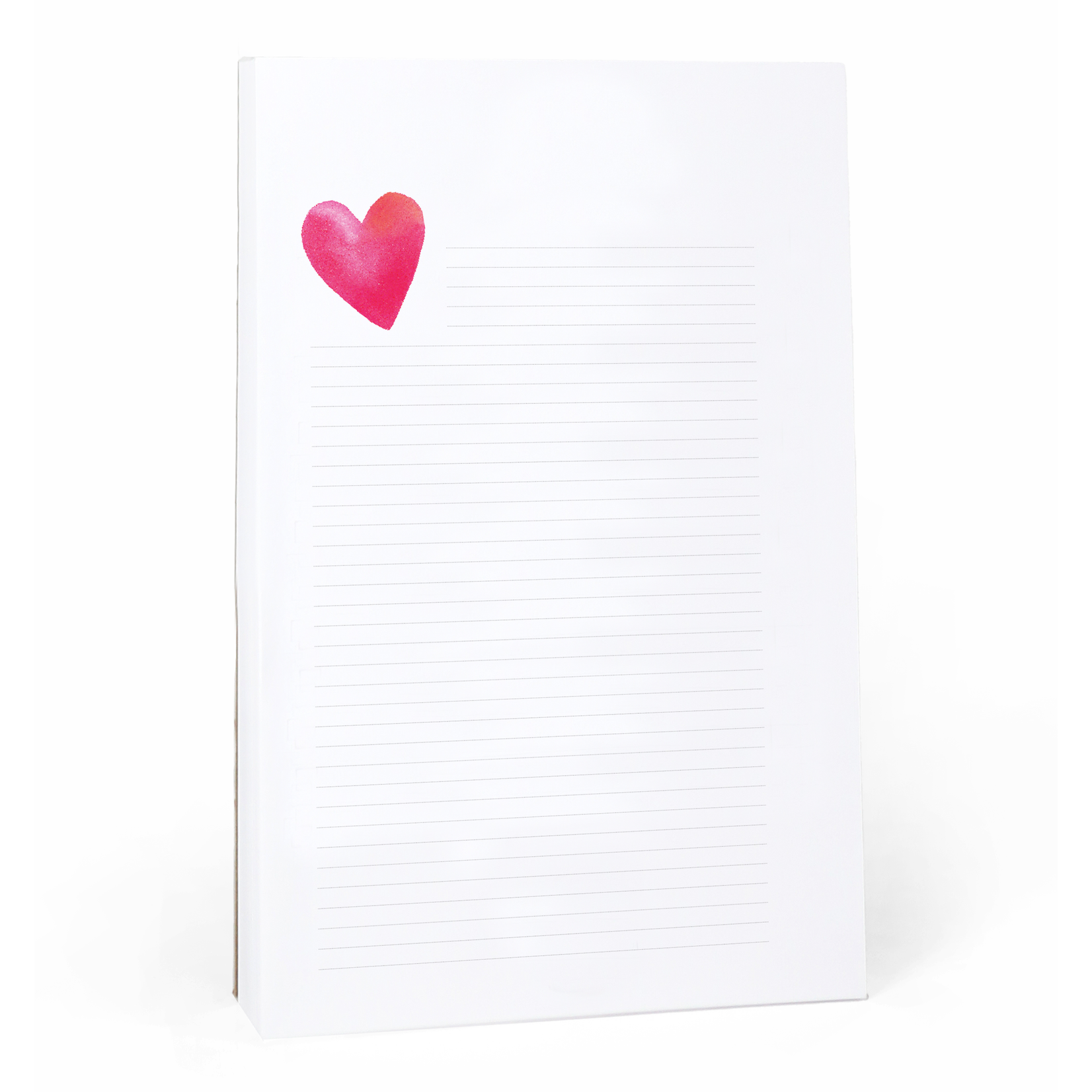 E. Frances Heart Lined Notepad
