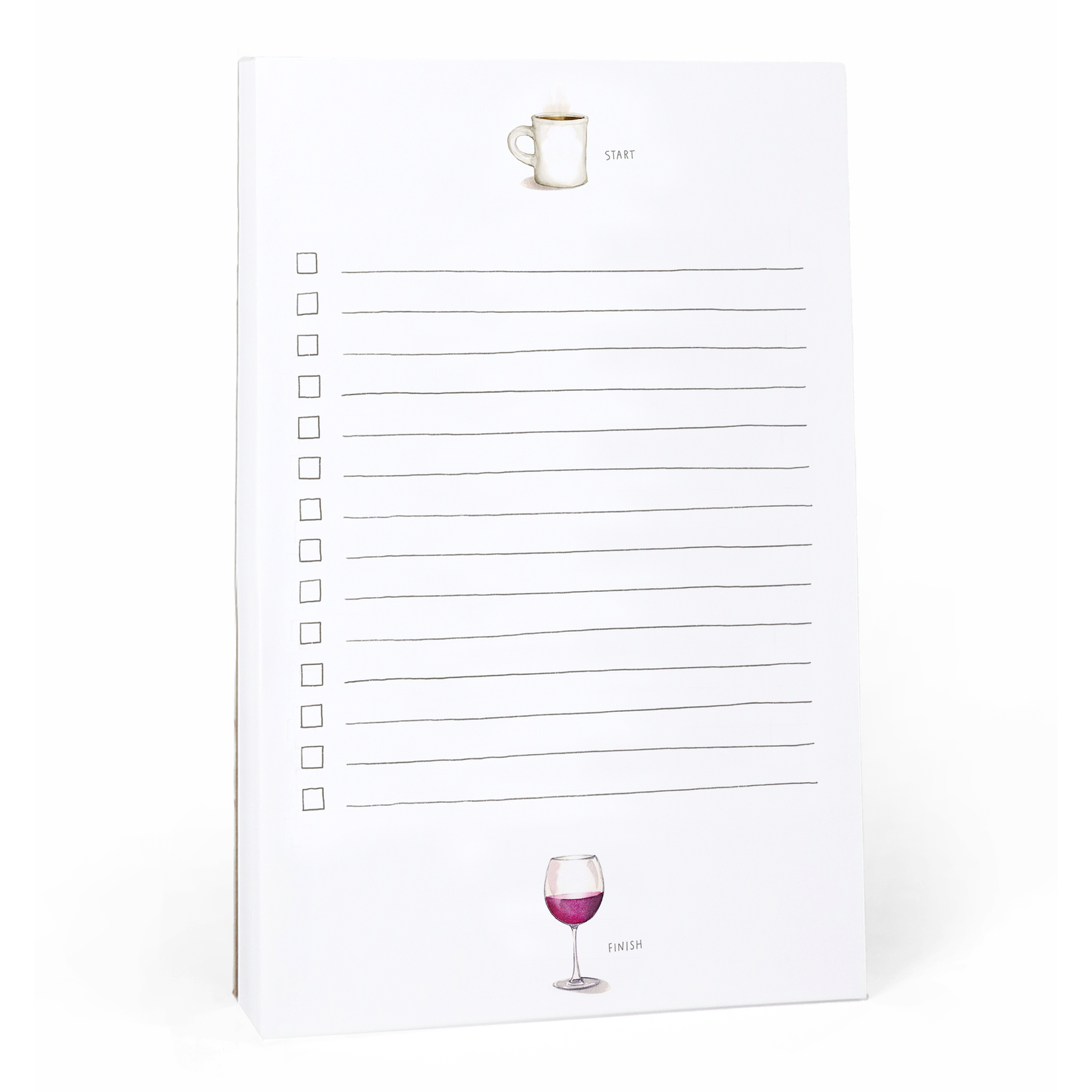E. Frances Start and Finish Notepad
