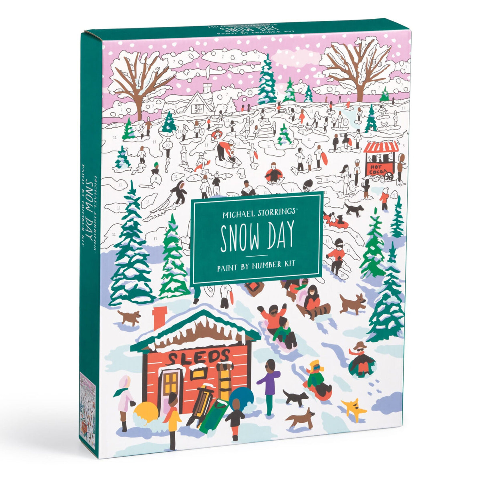 Hachette Book Group Snow Days Paint by Number Kit