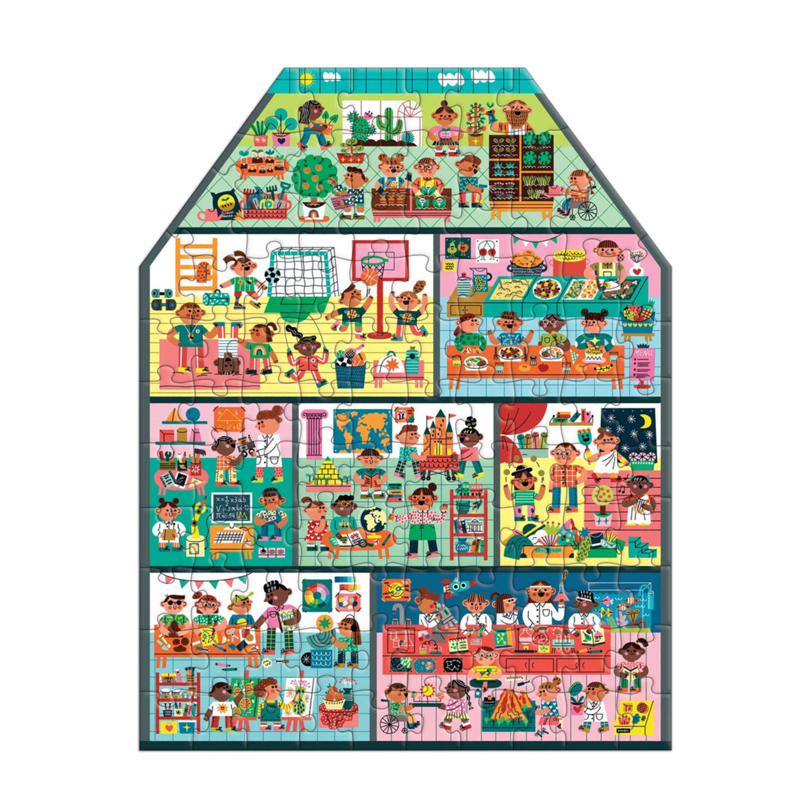 Hachette Book Group My School Is Cool Shaped Puzzle