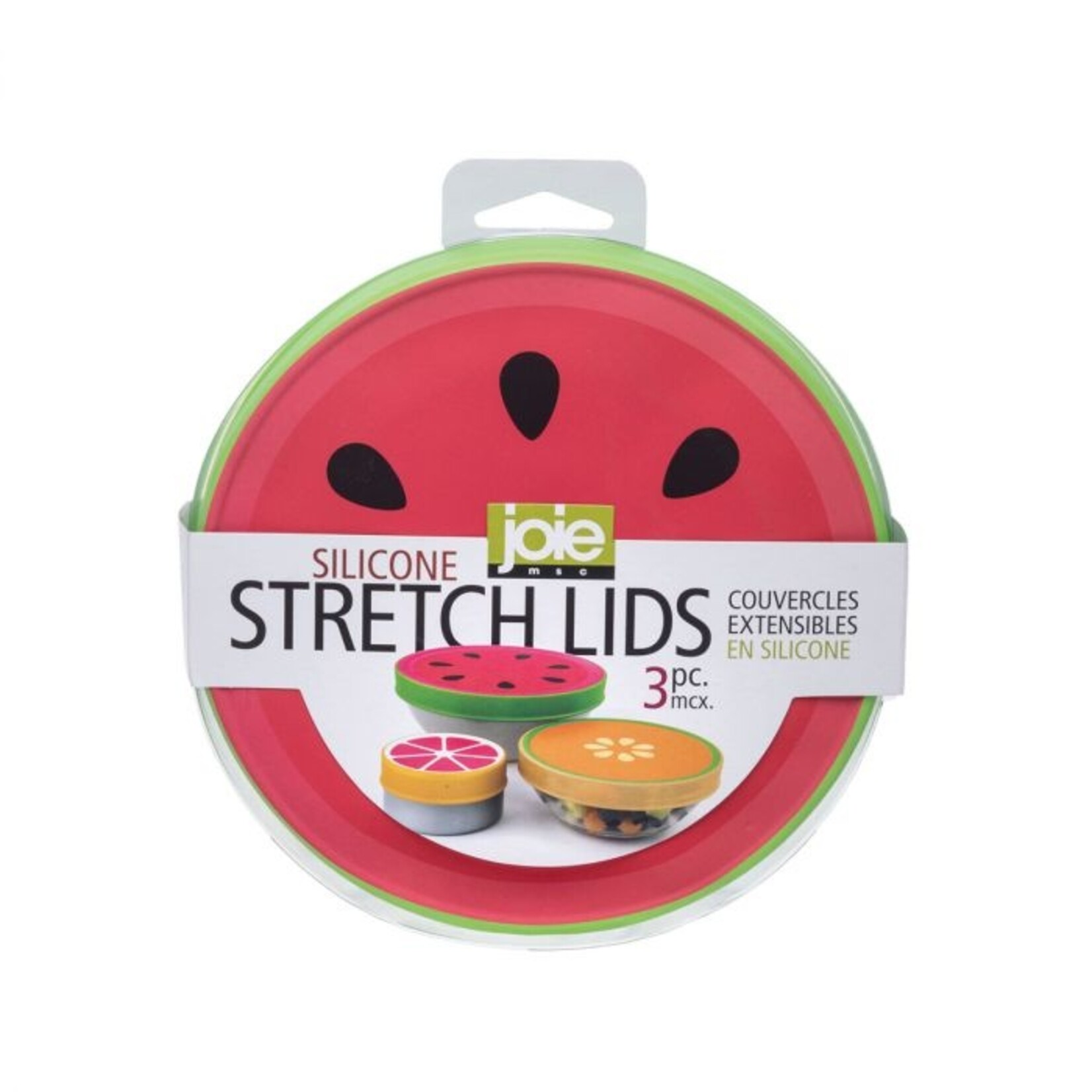 HIC Harold Import Co Joie Fruit Stretch Lids Food Covers, Set of 3