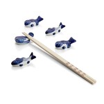 HIC Harold Import Co Helen's Asian Kitchen Fish Chopstick Rests, Set of 5