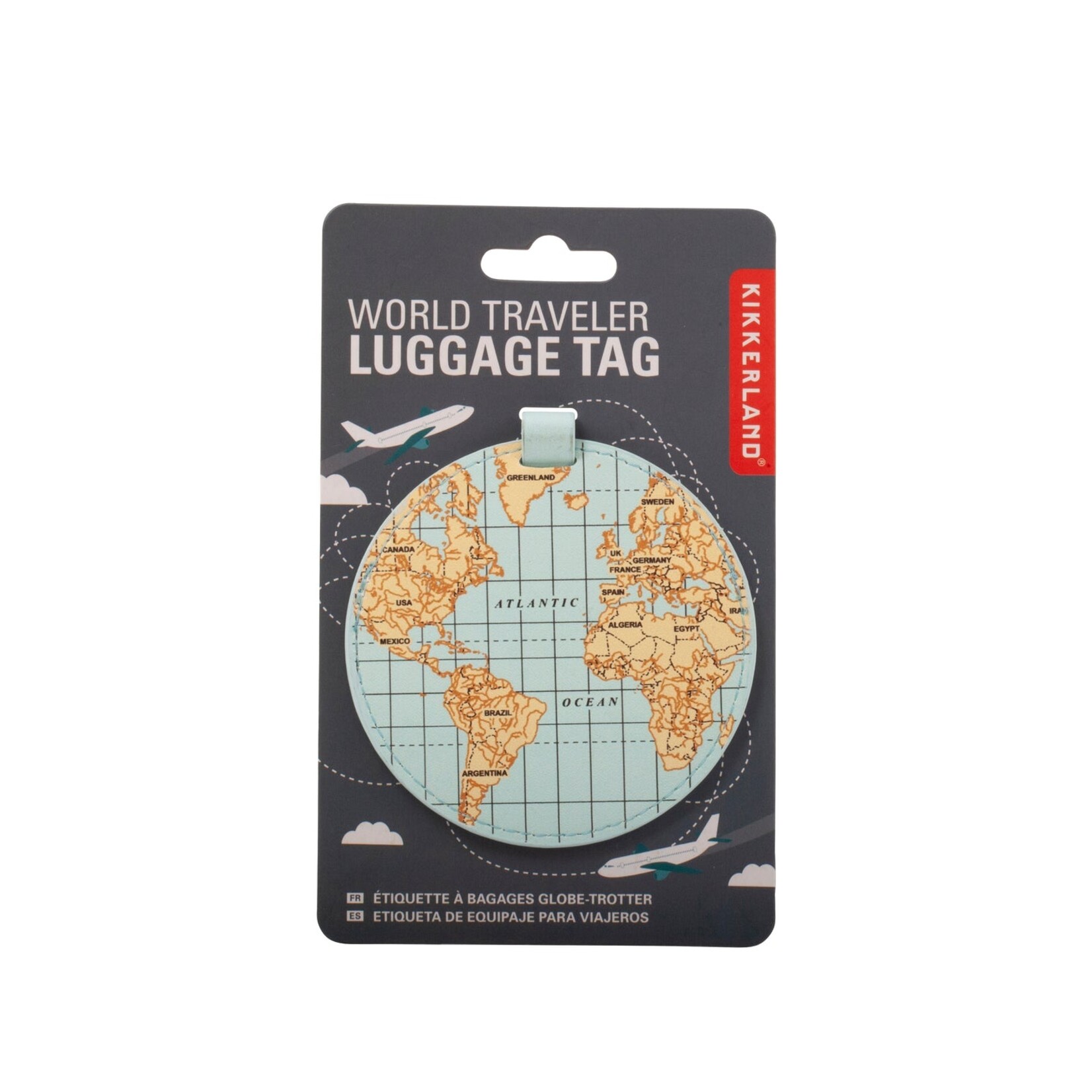 Kikkerland World Traveler Luggage Tag