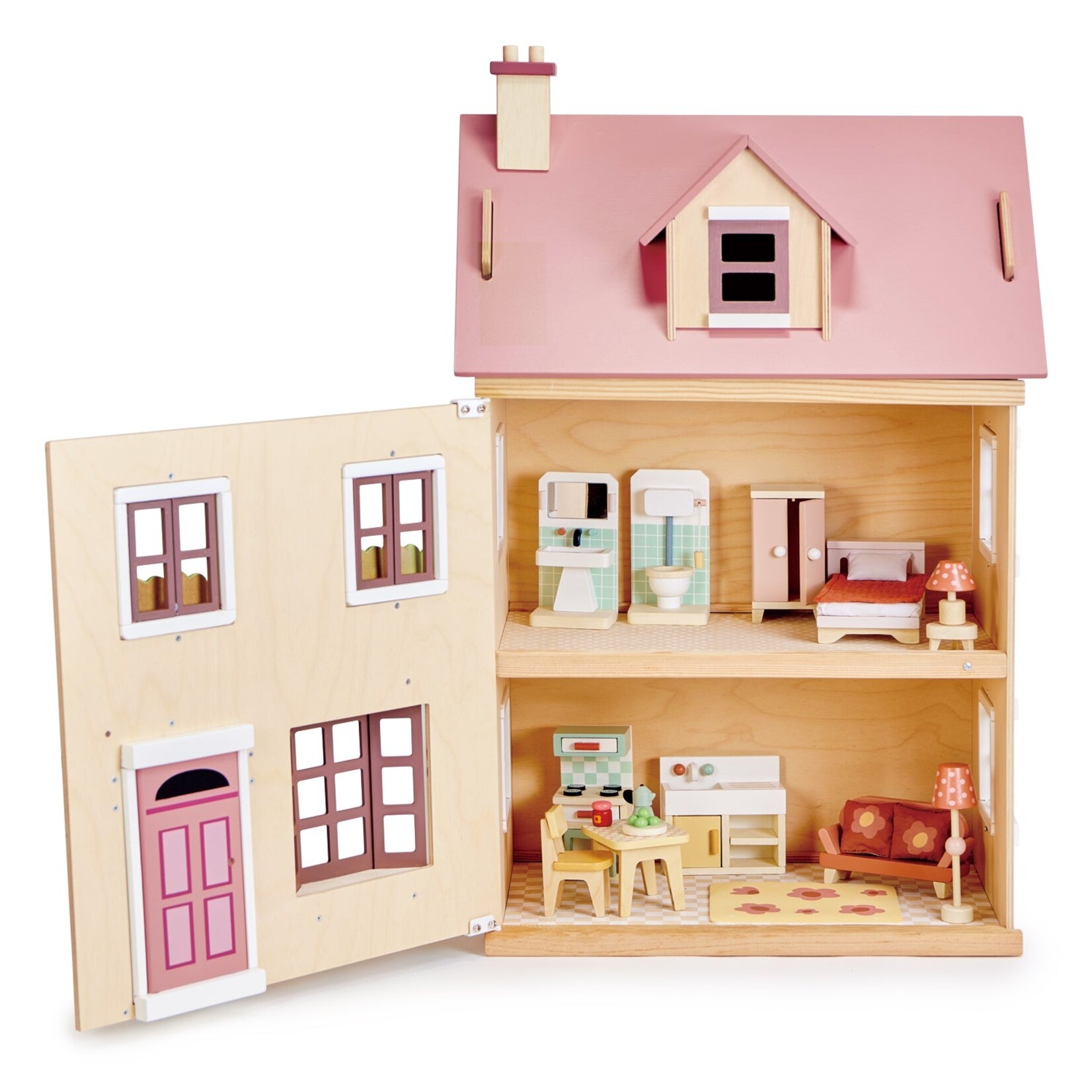 Tender Leaf Groups Tender Leaf Foxtail Villa Wooden Dollhouse w/Furniture