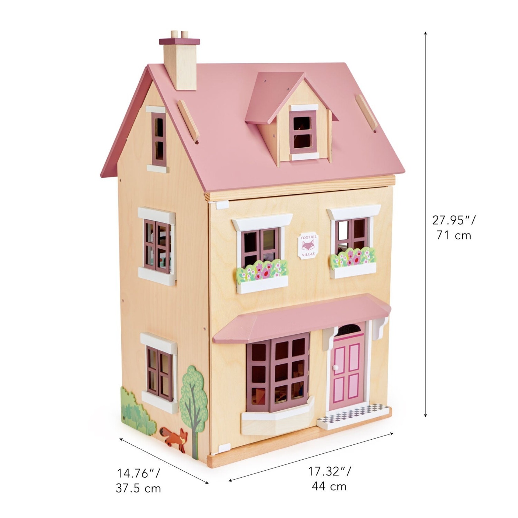 Tender Leaf Groups Tender Leaf Foxtail Villa Wooden Dollhouse w/Furniture