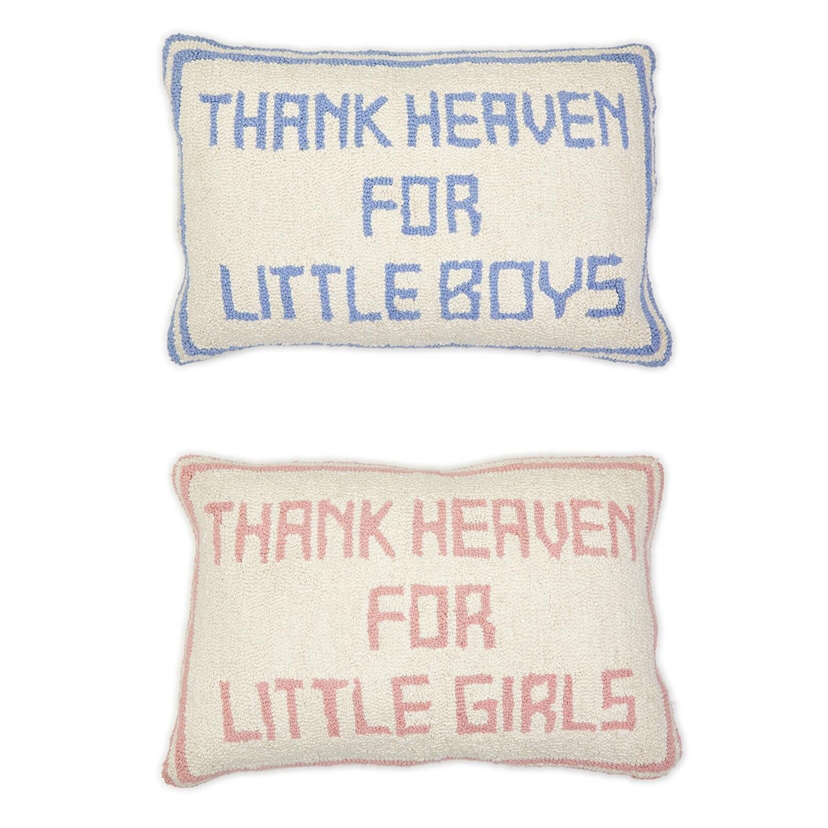 Two's Company Thank Heaven Pillow