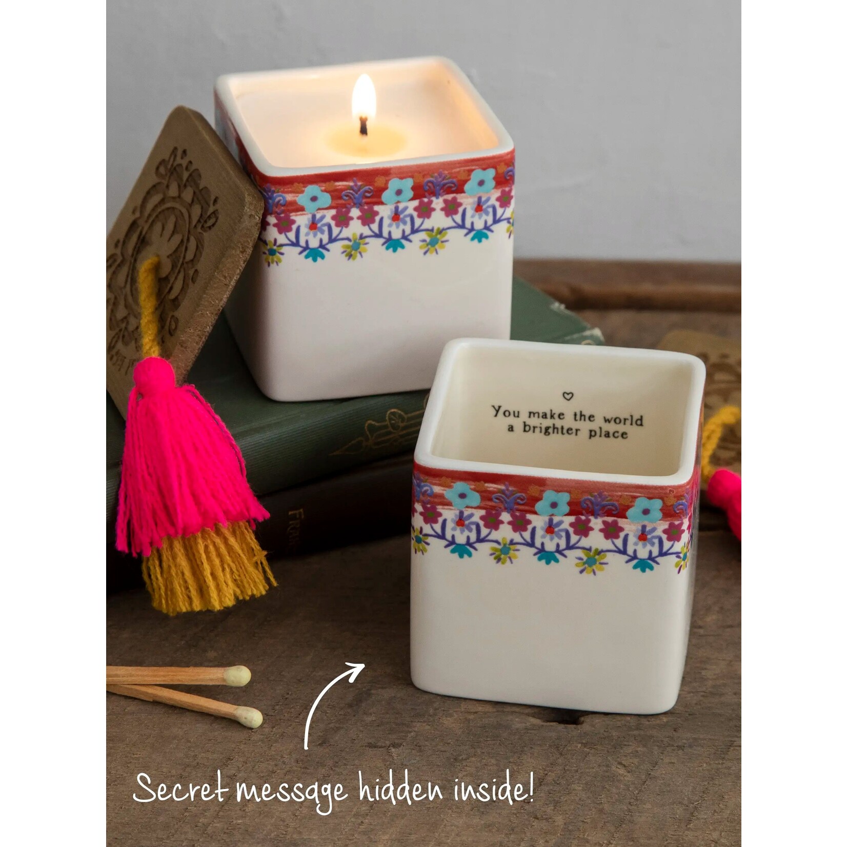 Natural Life Trinket Box Candle - Brighter Place