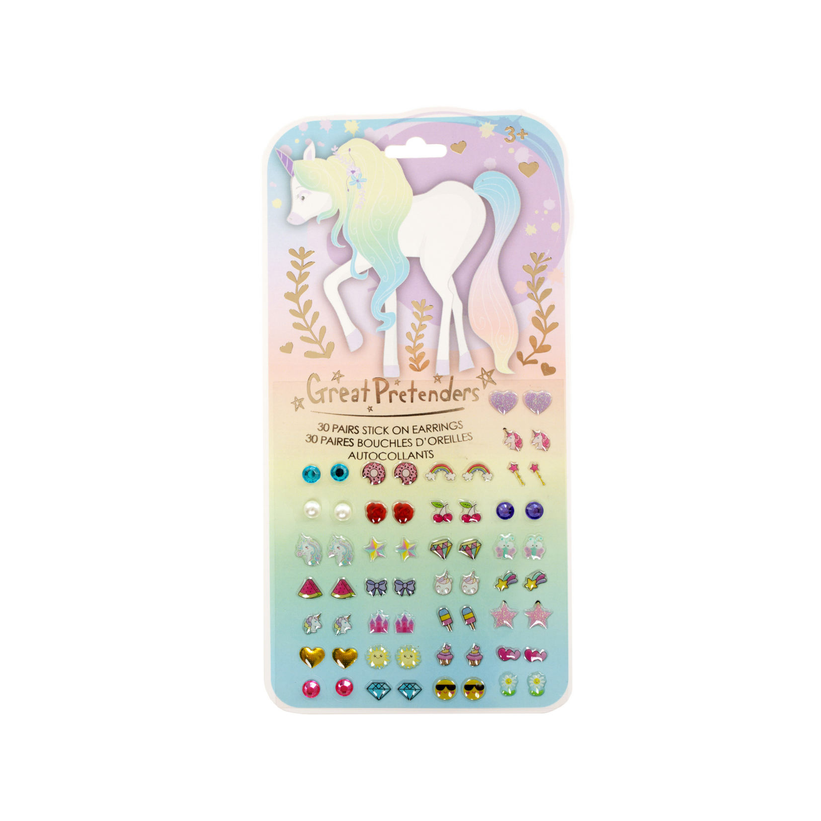 Great Pretenders Great Pretenders Whimsical Unicorn Sticker Earrings