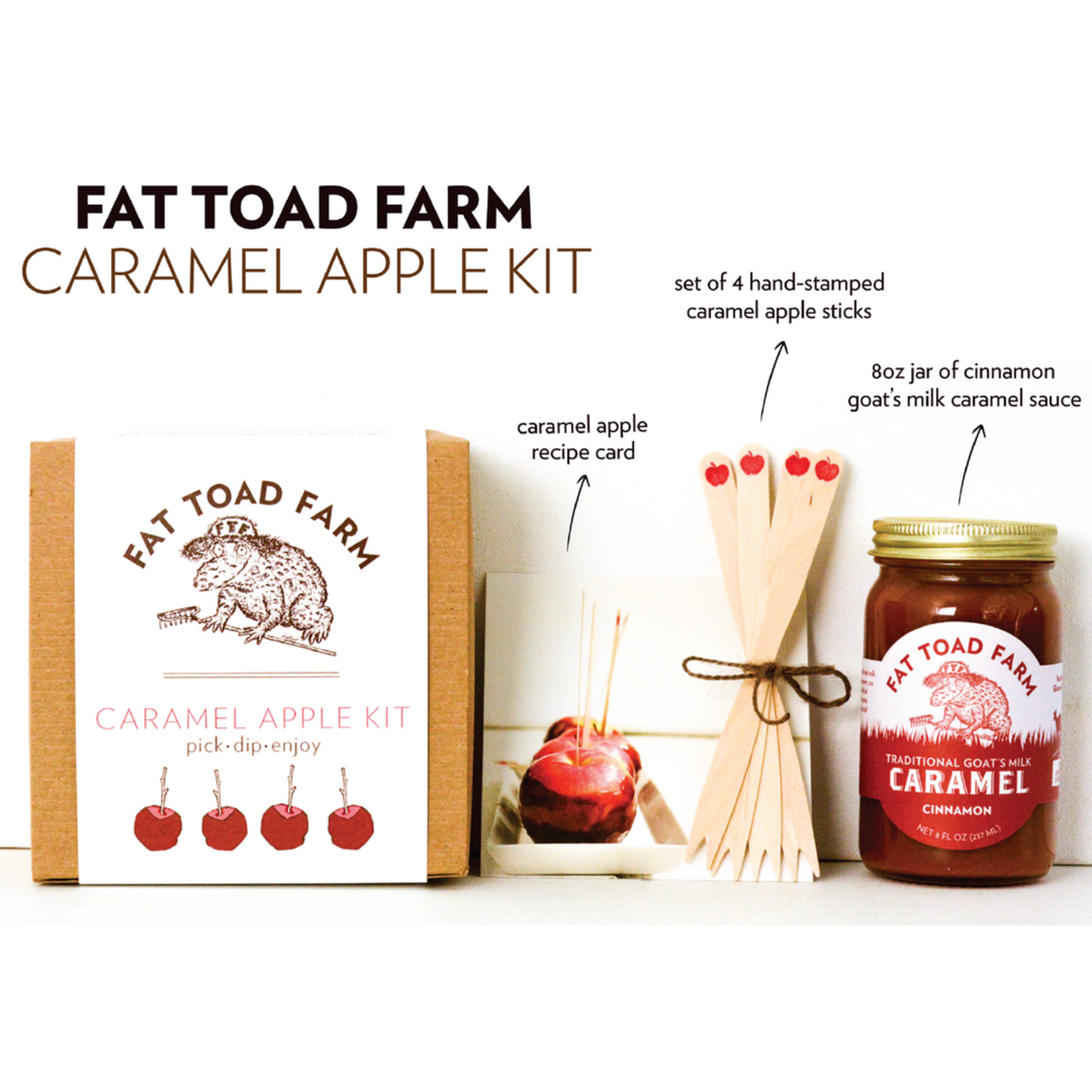 BBVTWHOLESALE Fat Toad Farm  Caramel Apple Kit