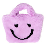 Malibu Sugar Malibu Sugar Fuzzy Happy Faces Purse