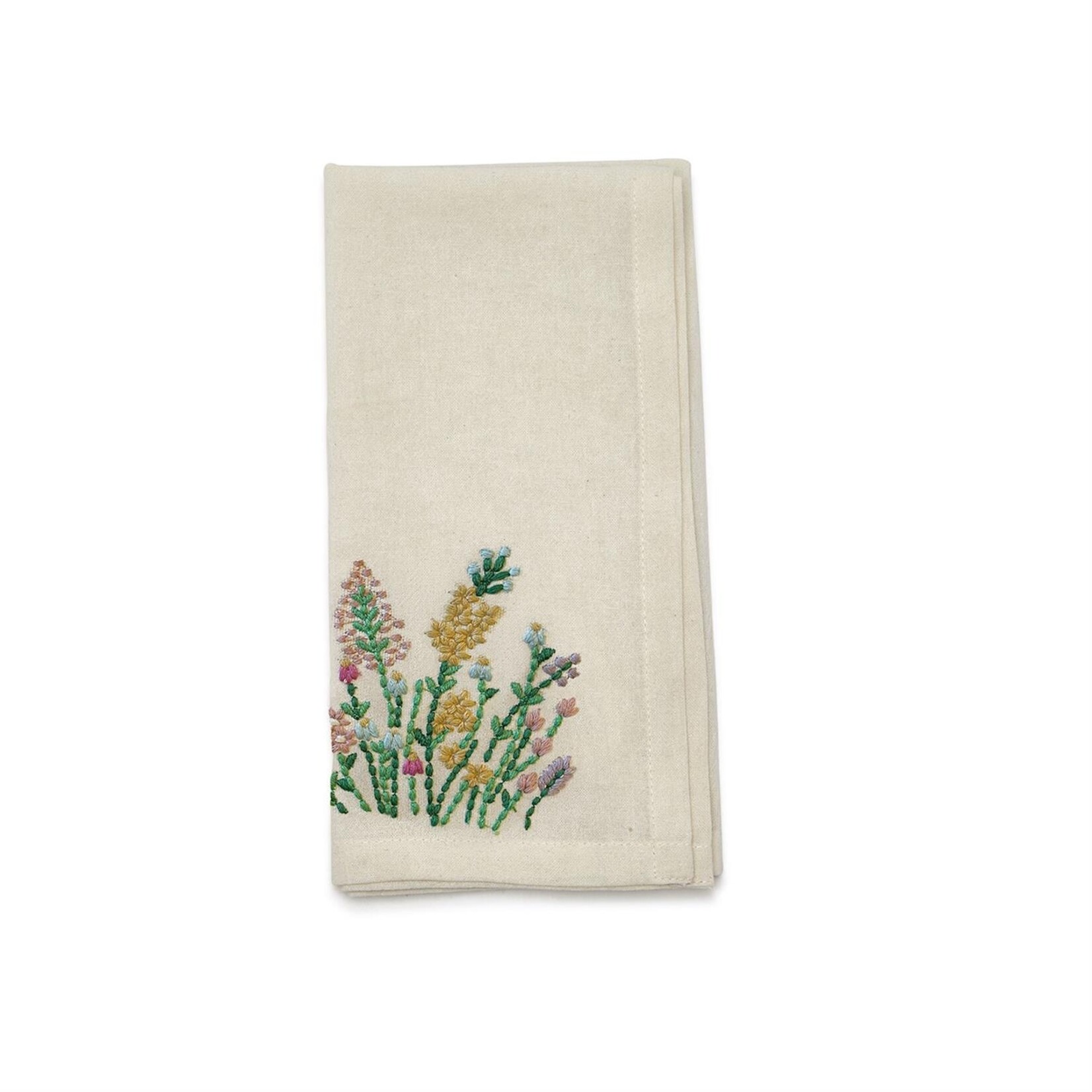 Two's Company Two's Company Wild Flowers  Set of 4 Cloth Napkins