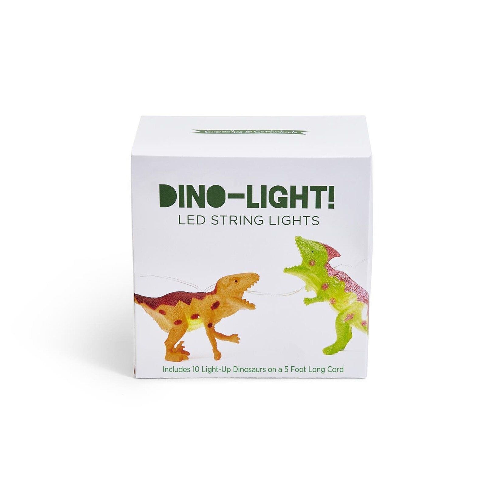 Cupcakes & Cartwheels Dinosaurs LED String Lights