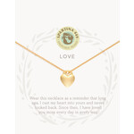 Spartina Sea La Vie Necklace Love/Heart - Gold