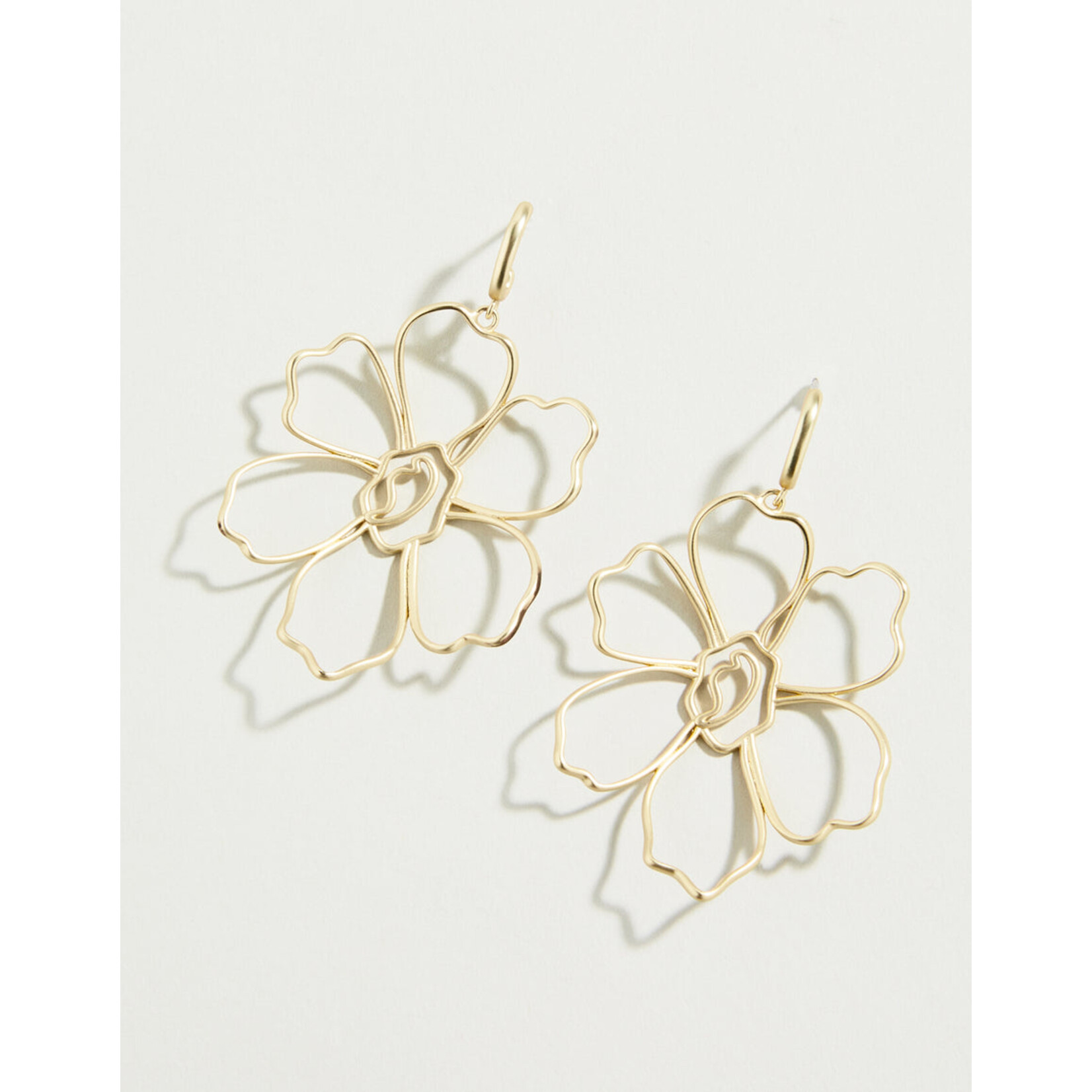 Spartina Granny Flower Earrings Gold