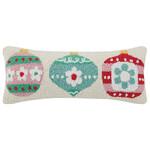 Peking Handicraft Groovy Ornaments Hook Pillow - 8" x 20"