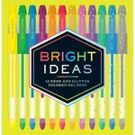 Hachette Book Group Bright Ideas 12 Neon and Glitter Colored Gel Pens