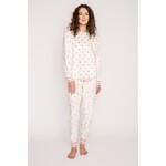 P.J. Salvage P.J. Salvage Forever Festive Jam Pant in Ivory