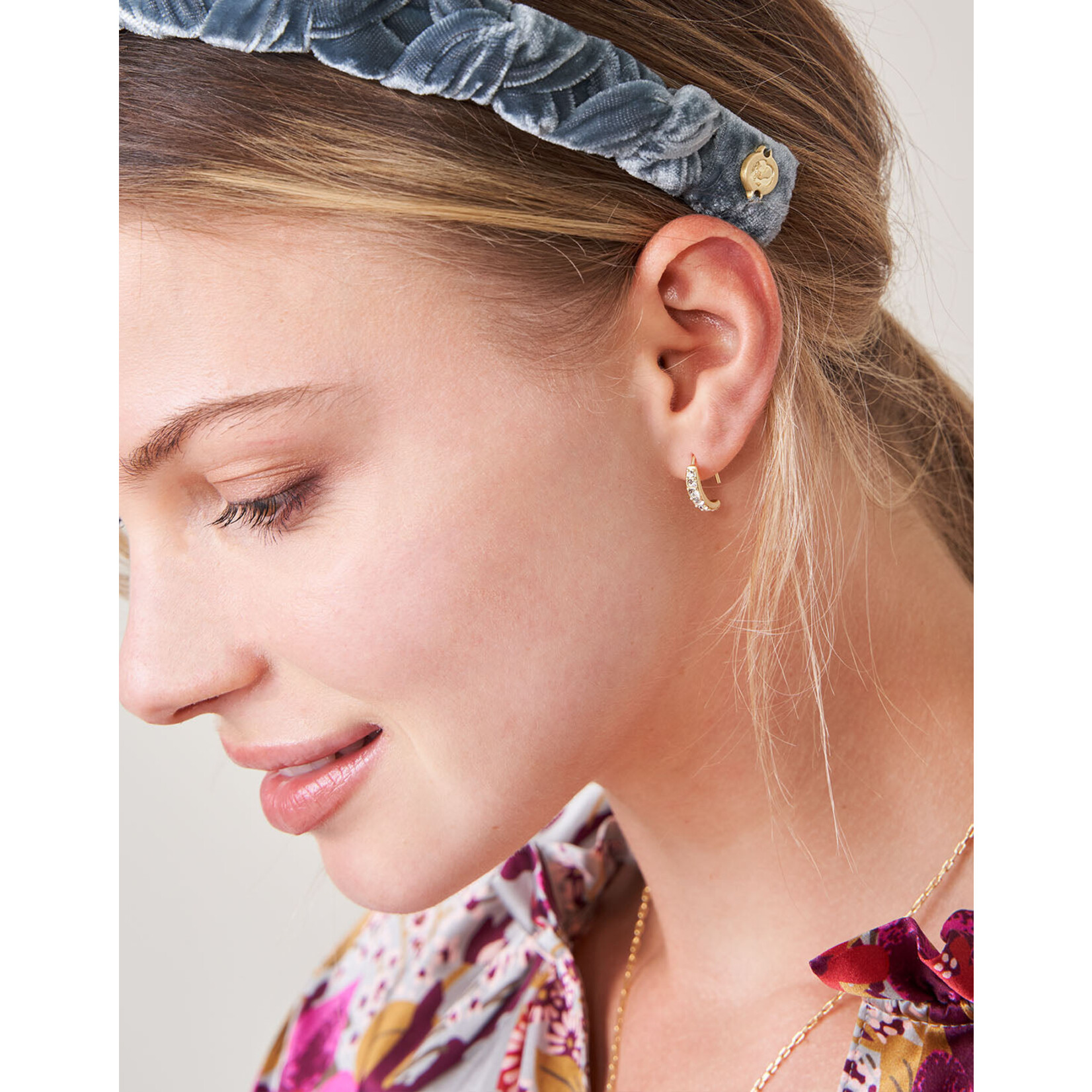 Double Dangle Pave Crystal Hoop Earrings – Bonnie Jennifer