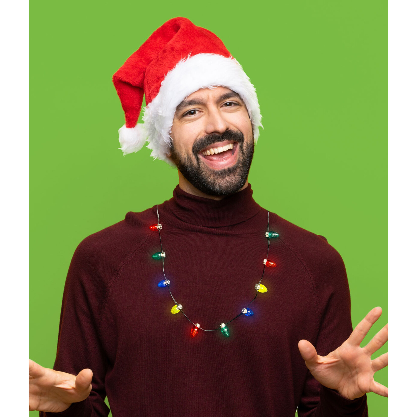 DM Merchandising Lotsa Lites Holiday LED Necklace 20 bulbs