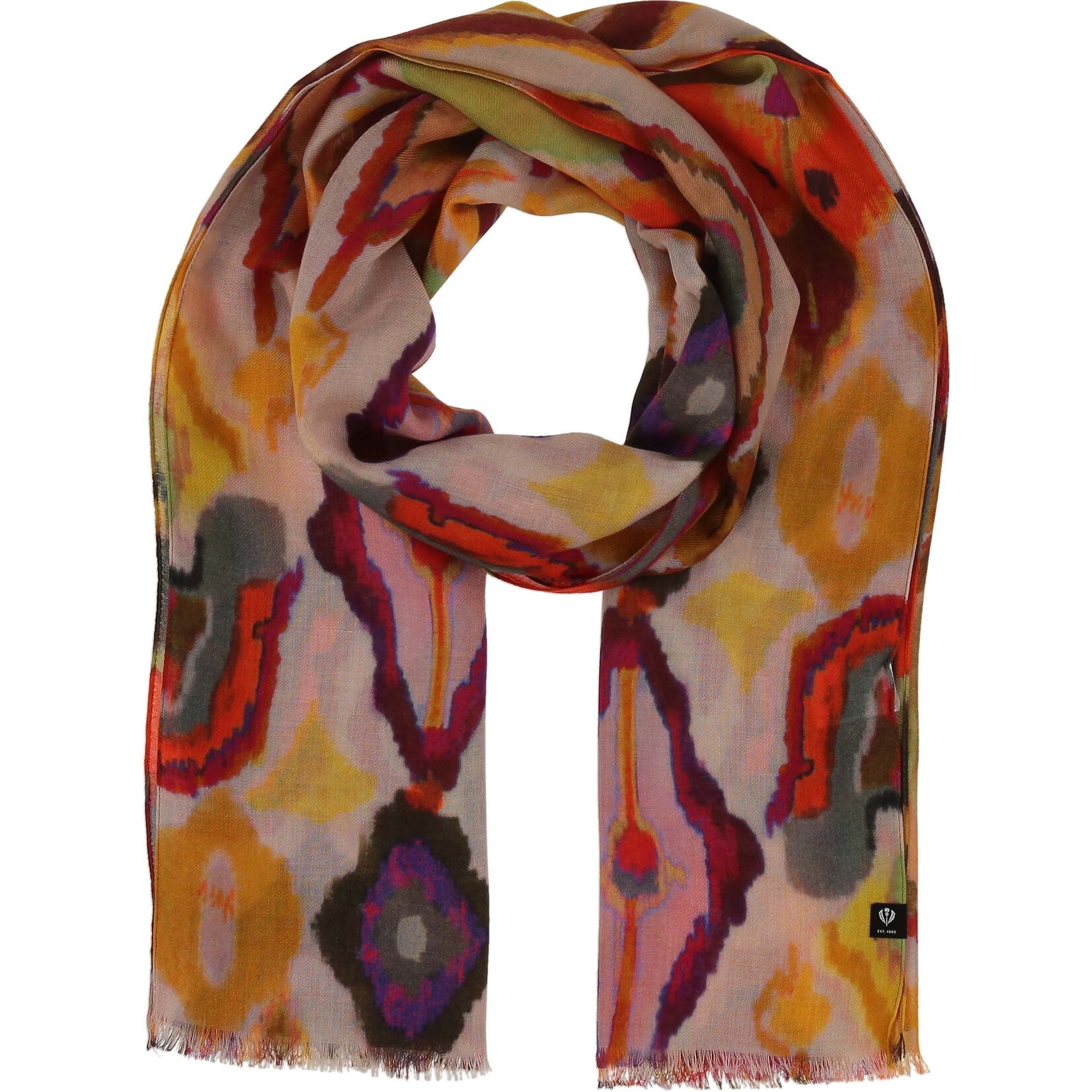 Fraas The Scarf Company Fraas Sustainability Edition Ikat Scarf