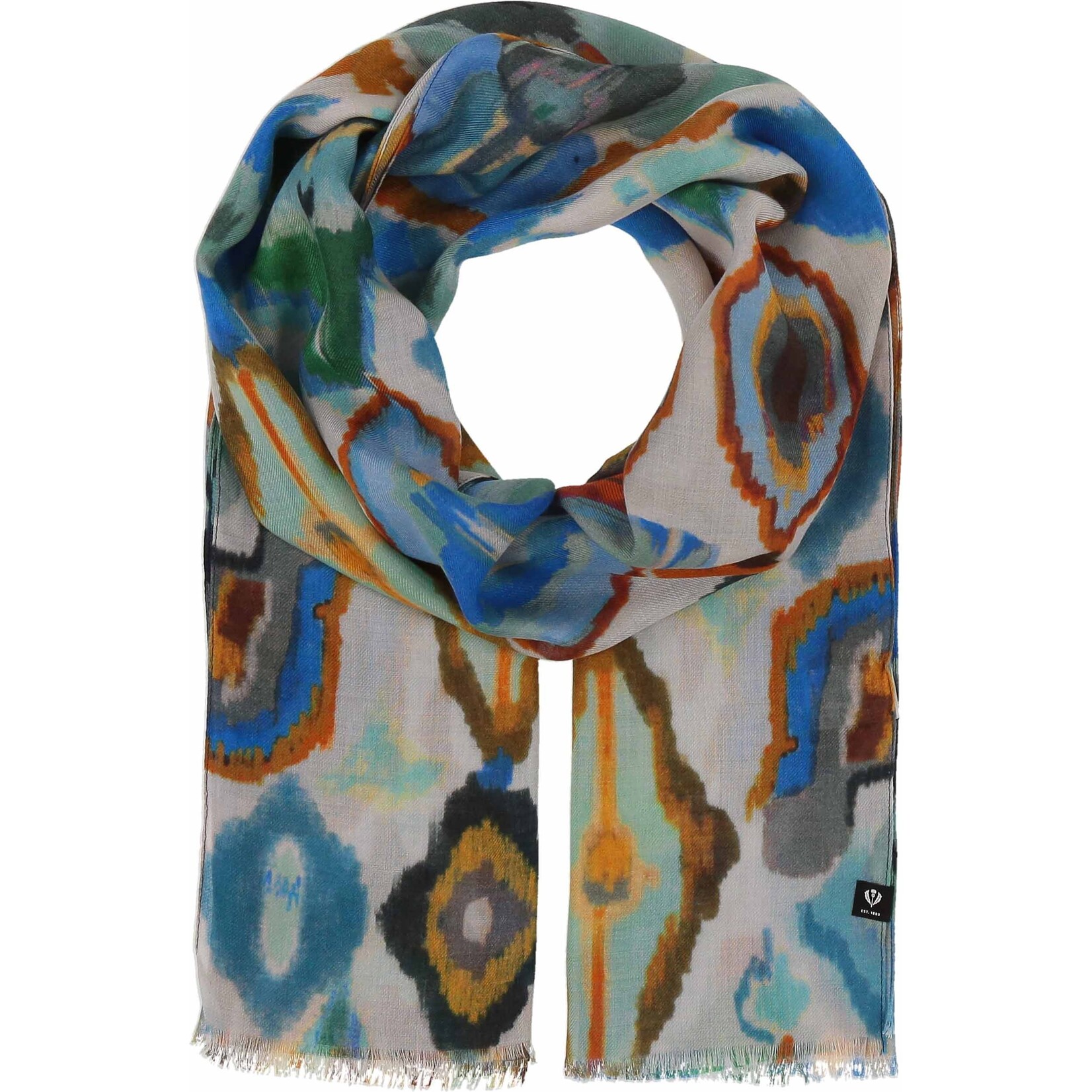 Fraas The Scarf Company Fraas Sustainability Edition Ikat Scarf