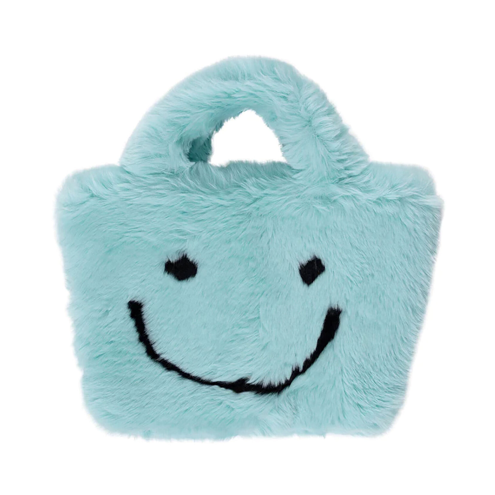 Malibu Sugar Malibu Sugar Fuzzy Happy Faces Purse